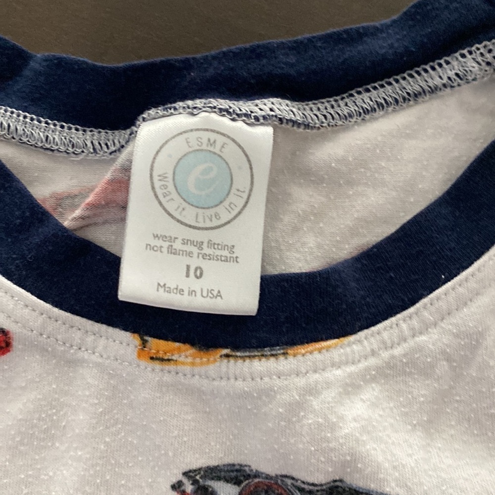 ESME RACE CARS SHORT SLEEVE PJS - Picture 4 of 7
